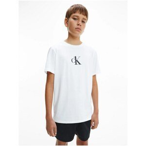 Set of two boys' T-shirts in white and black Calvin Klein - unisex