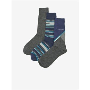 Set of men's socks in blue and gray Calvin Klein Underwear - Men