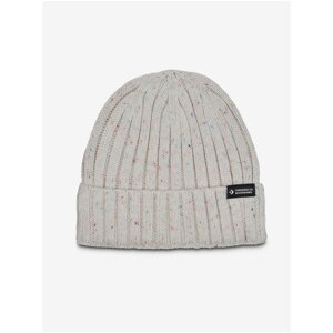 Cream Unisex Ribbed Beanie Converse - Women