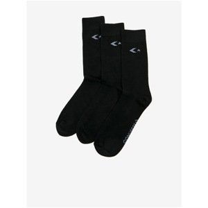 Set of three pairs of socks in Converse Black - Unisex