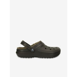 Khaki Men's Crocs Slippers - Men's