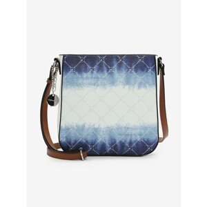 Blue-white patterned crossbody handbag Tamaris - Women