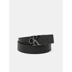 Wine-black men's leather double-sided belt Calvin Klein - Men's