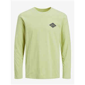 Jack & Jones Archie Light Green Long Sleeve T-Shirt - Men