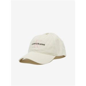 Cream women's cap Calvin Klein - unisex