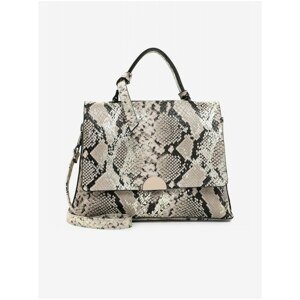 Grey crossbody handbag with snake pattern Tamaris - Ladies