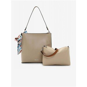 Light brown handbag with case Tamaris Gerlinde - Women