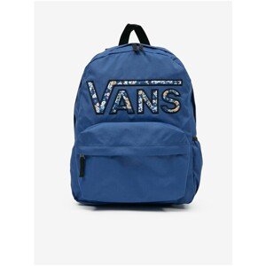 Blue Women's Backpack with VANS Realm Flying Inscription - Women