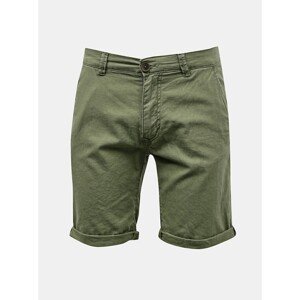Green Linen Shorts Blend - Men