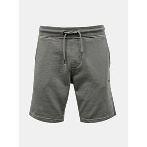 Grey Tracksuit Shorts Blend - Men