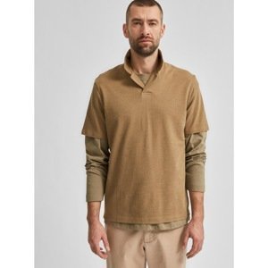 Brown Polo T-Shirt Selected Homme Regatlas - Men