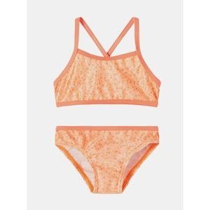 Orange Girls Patterned Two Piece Swimwear name it Felisia - Unisex