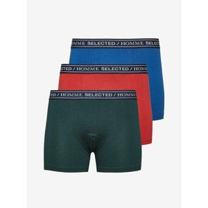 Set of boxers in green, red and blue Selected Homme Niko - Men