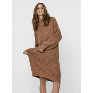 Brown Sweater Dress Noisy May Robina - Women
