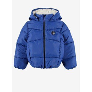 Dark blue boys' quilted jacket with hood name it Make - unisex