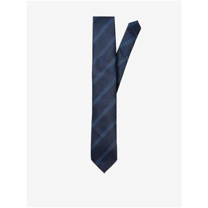 Dark Blue Men's Striped Tie Selected Homme Aaron - Men's