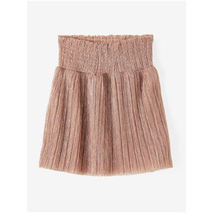 Beige Girl Short Pleated Skirt name it Viviun - Unisex