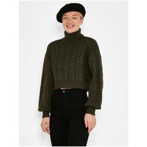 Khaki turtleneck Noisy May Freya - Women