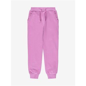 Pink Girls Sweatpants name it Oksus - unisex