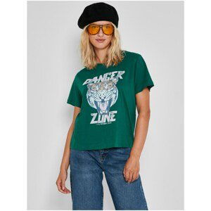 Green T-shirt Noisy May Alice - Women