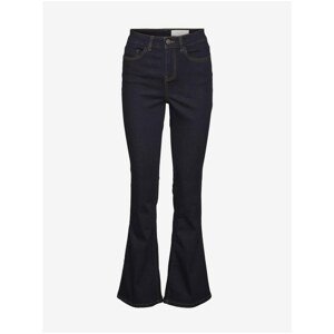 Dark Blue Flared Fit Jeans Noisy May Sallie - Women