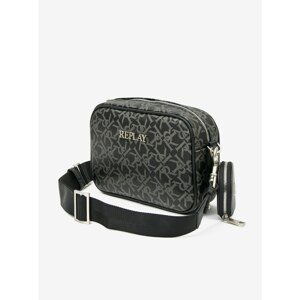 Black Patterned Crossbody Handbag Replay - Women