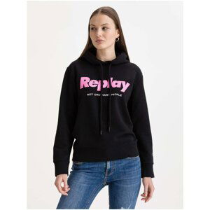 Black Women's Sweatshirt Replay - Women