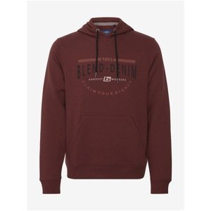 Brown Sweatshirt Blend Hoodie - Men