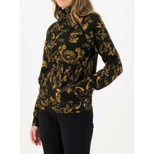 Black Women's Patterned Sweatshirt Blutsgeschwister Oh So Nett - Women