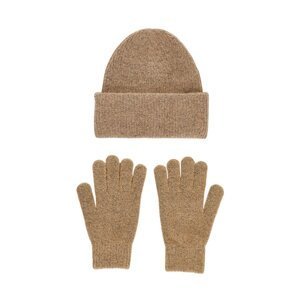 Set of brown cap and gloves Pieces Erina - Women