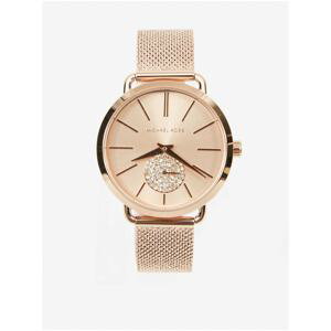 Women's watch with strap in pink-gold Michael Kors - Women