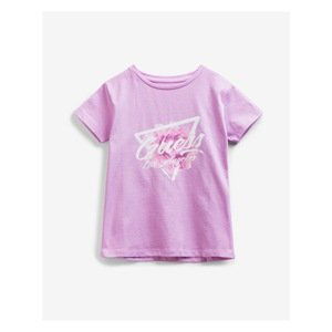 Pink girl T-shirt with Guess print - unisex