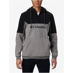 Black-Grey Men's Fleece Hoodie Columbia Lodge - Men's