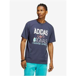 Dark Blue Men's T-Shirt adidas Originals - Men's