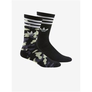 Set of two pairs of men's socks in black adidas Originals - Men