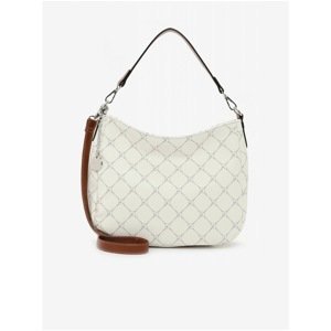 Cream patterned handbag Tamaris Anastasia Classic - Women