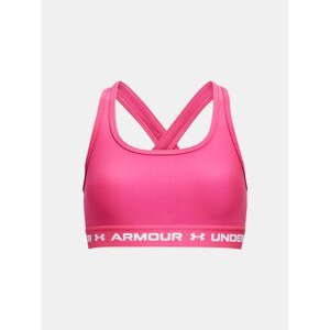 Under Armour Bra G Crossback Mid Solid-PNK - Girls