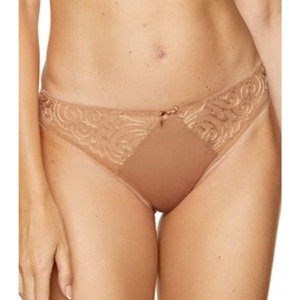 Onyx / S thongs - beige and gold