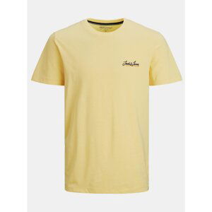 Yellow T-shirt with Jack & Jones Tons - Men