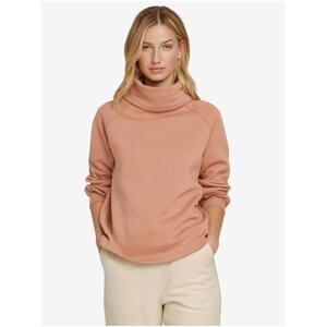 Old Pink Women's Sweatshirt with Turtleneck Tom Tailor Denim - Women