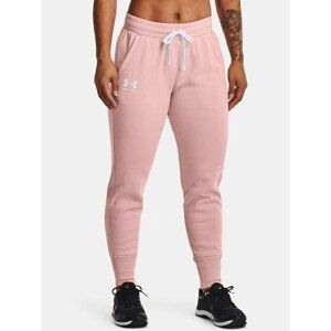 Under Armour Pants Rival Fleece Joggers-PNK - Women