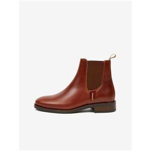 Brown Women Leather Ankle Boots GANT Fayy - Women