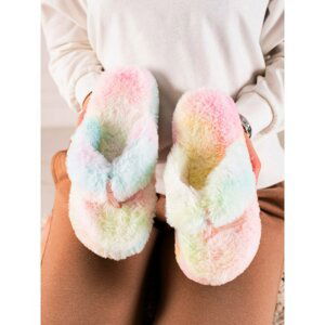 TRENDI FUR SLIPPERS FLIP-FLOPS