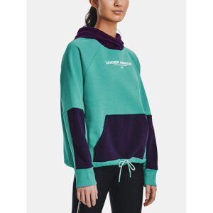 Under Armour Sweatshirt Rival + Fleece Hoodie-GRN - Women