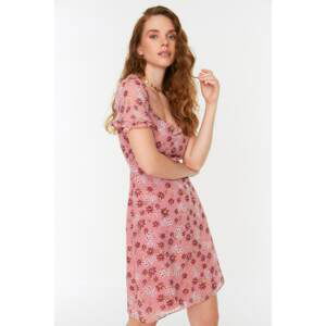 Trendyol Dried Rose Frilly Dress