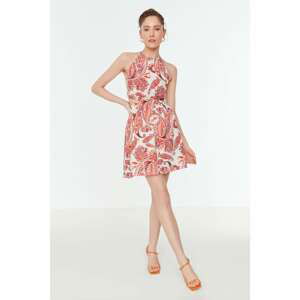 Trendyol Ecru Cut Out Detailed Dress