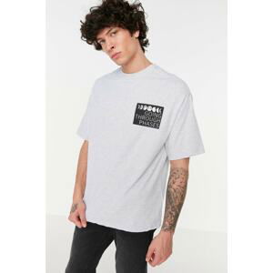 Trendyol Gray Men's T-Shirt