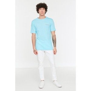 Trendyol Blue Unisex Regular Fit T-Shirt