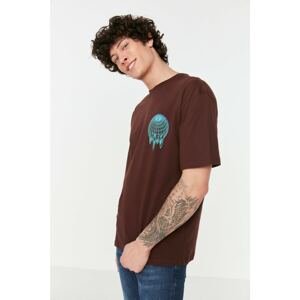 Trendyol T-Shirt - Brown - Relaxed fit