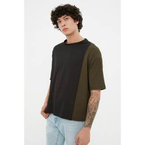 Trendyol Black Men's Boxy Fit Crew Neck Short Sleeve T-Shirt